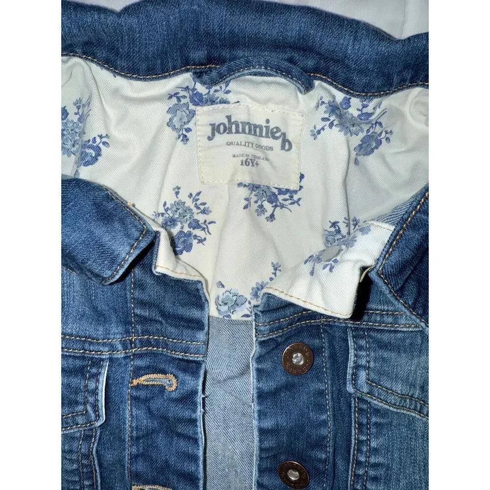 BODEN JOHNNIE B denim jacket size 16